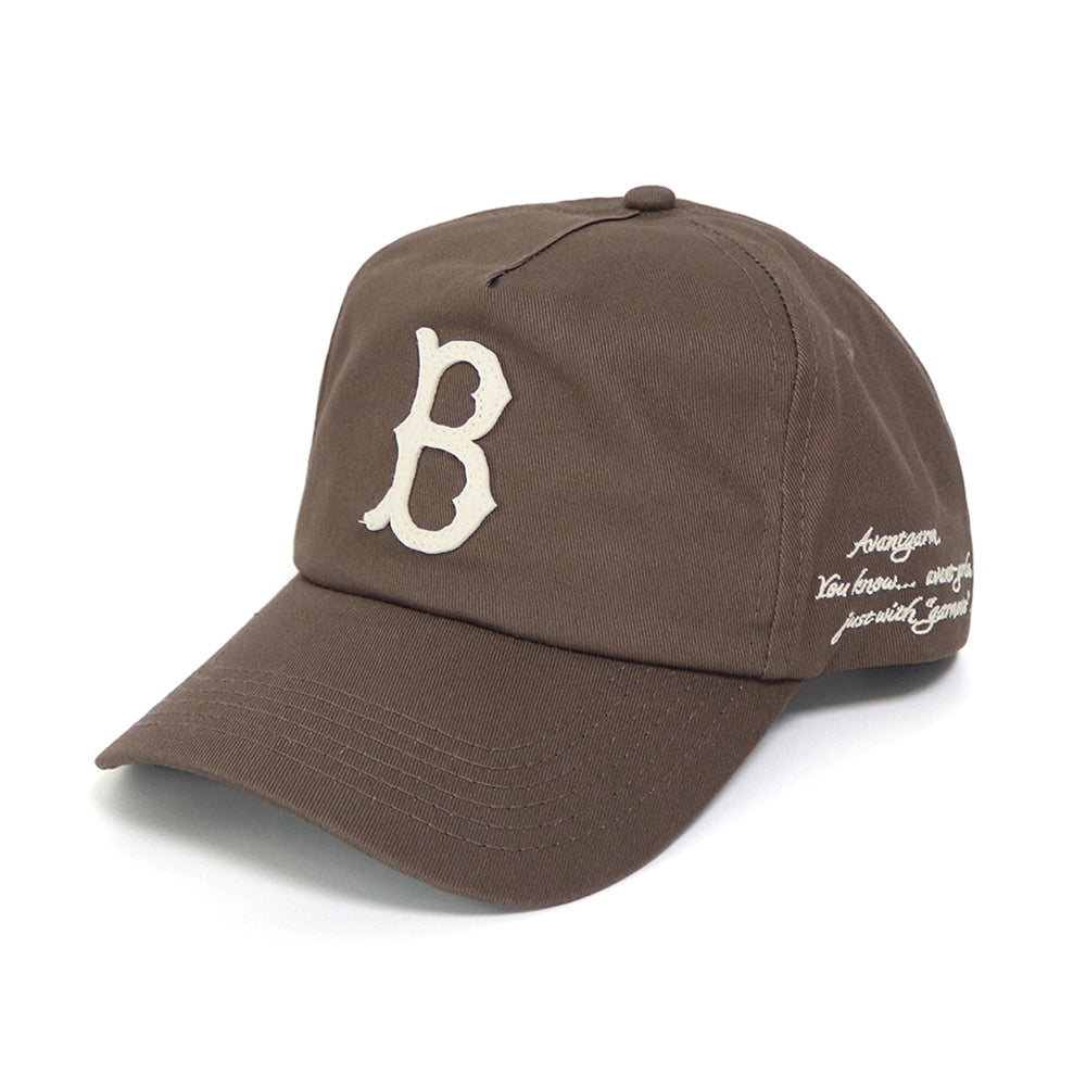 BROWN “B” HAT