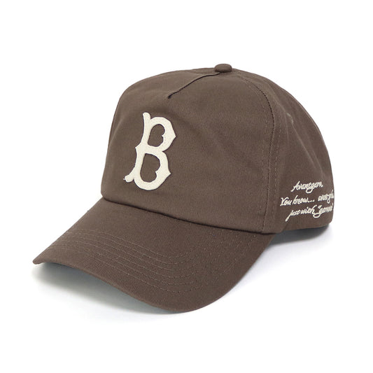 BROWN “B” HAT